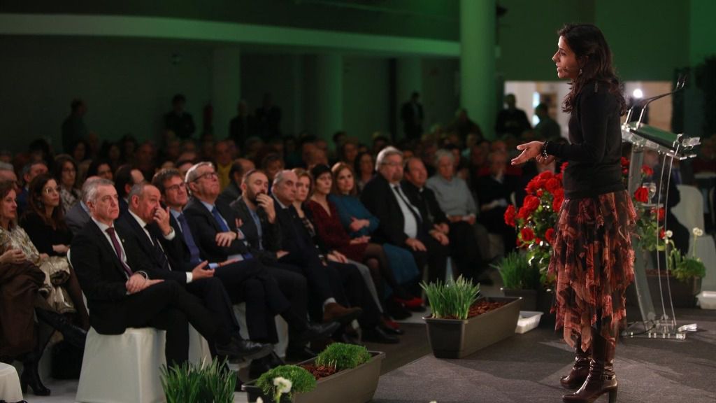 El lehendakari, Iñigo Urkullu, asiste al acto de XX aniversario In Memoriam de Fernando Buesa y Jorge Díez "Raíces que nutren. Brotes de esperanza"