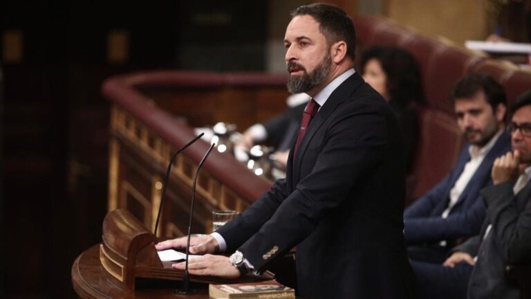 El presidente de VOX, Santiago Abascal