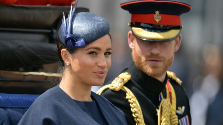 El príncipe Enrique y su esposa Meghan, Duques de Sussex, en foto tomada el 8 de junio de 2019, en Londres