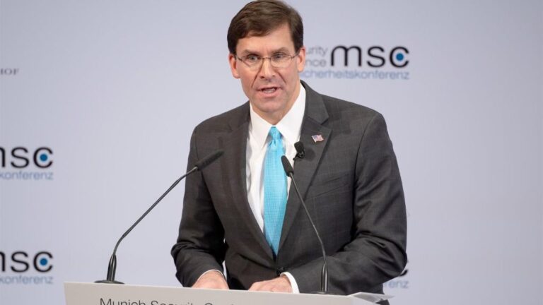 El secretario de Defensa estadounidense, Mark Esper