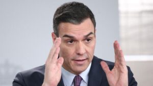 El presidente del Gobierno, Pedro Sánchez