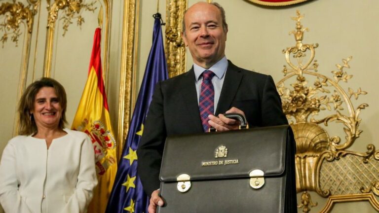 El ministro de Justicia para el Gobierno de coalición de PSOE y Unidas Podemos en la XIV Legislatura, Juan Carlos Campo