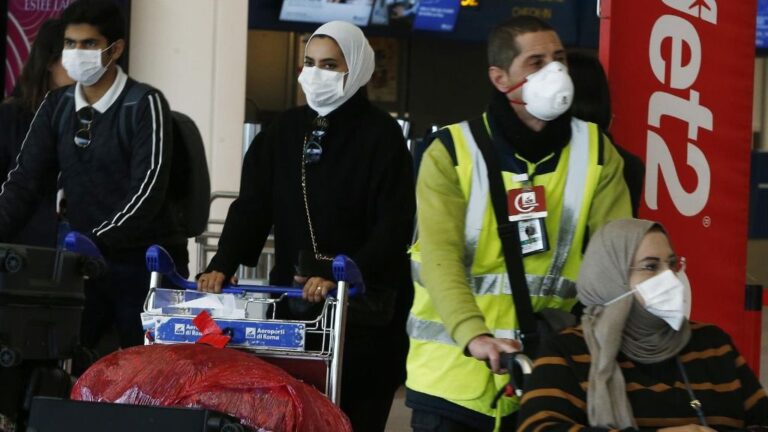 Coronavirus en el aeropuerto italiano de Fiumicino