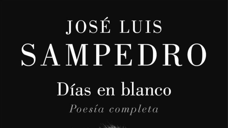 El libro 'Días en blanco' reúne la obra poética completa de José Luis Sampedro