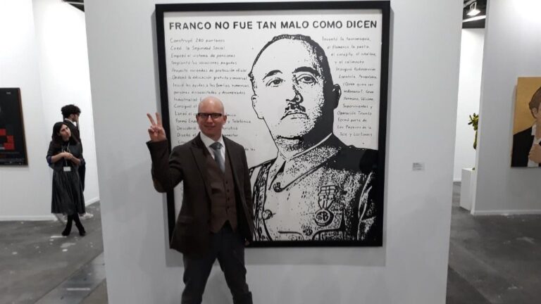 Riiko Sakkinen, el autor de la obra sobre Franco en Arco