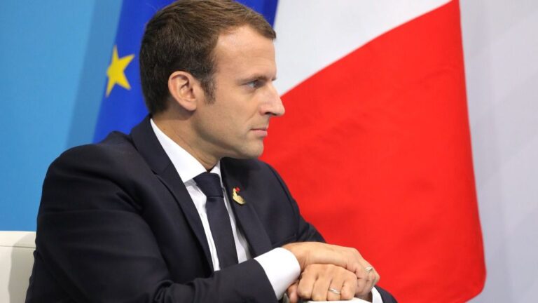 Emmanuel Macron, presidente de Francia