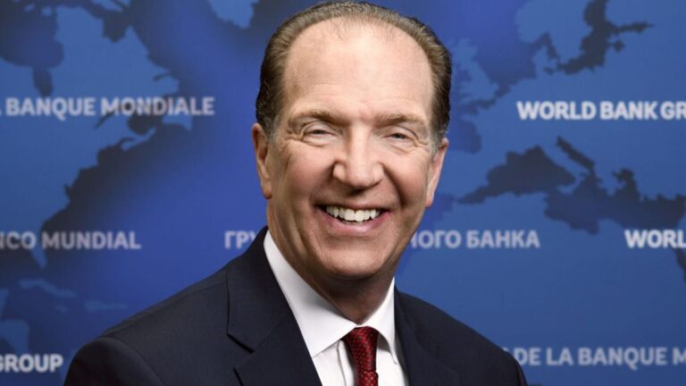 El presidente del Banco Mundial, David Malpass