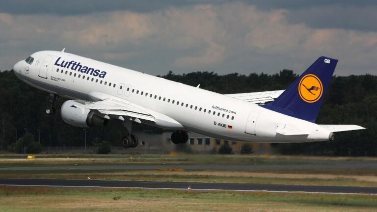 Avión de Lufthansa