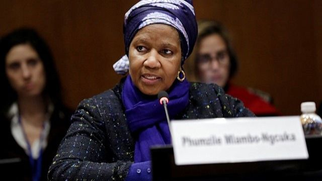 La directora de ONU Mujeres, Phumzile Mlambo-Ngcuka