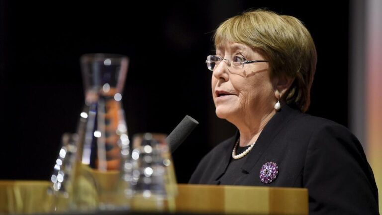 La Alta Comisionada de Naciones Unidas para los Derechos Humanos, Michelle Bachelet