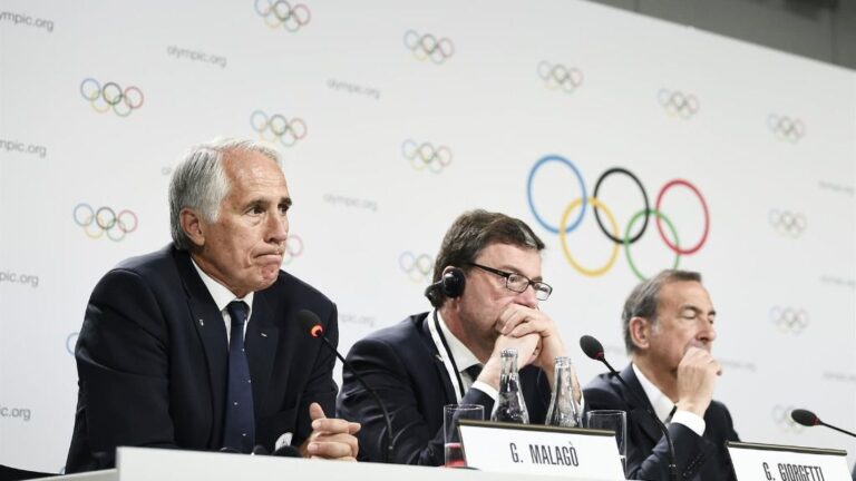 El presidente del Comité Olímpico Italiano (CONI), Giovanni Malagò