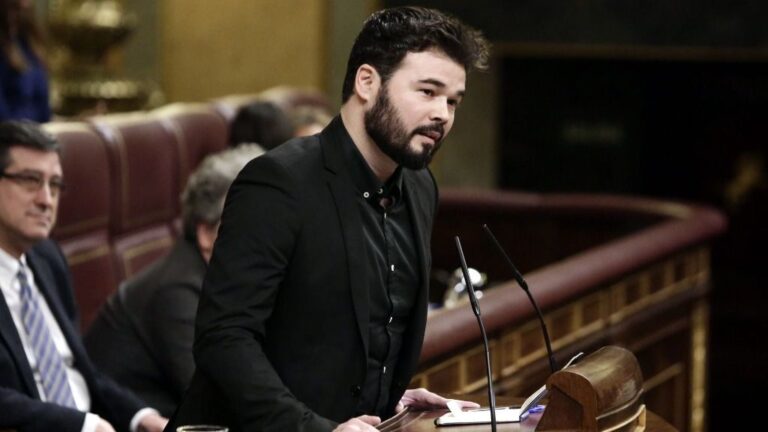 Gabriel Rufián, diputado de ERC.