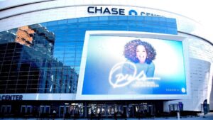 Vista general del Chase Center, pabellón de los Golden State Warriors