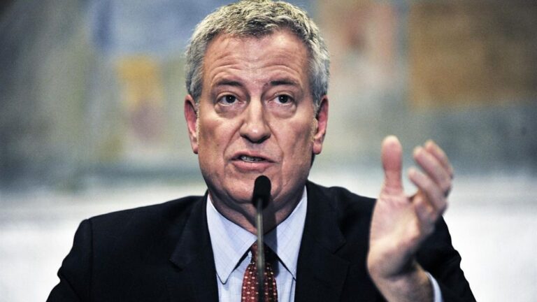 Bill de Blasio, alcalde de Nueva York