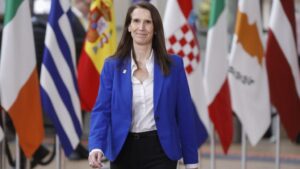 La primera ministra belga, Sophie Wilmes