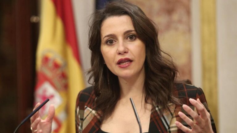 La portavoz parlamentaria de Ciudadanos, In&eacute;s Arrimadas