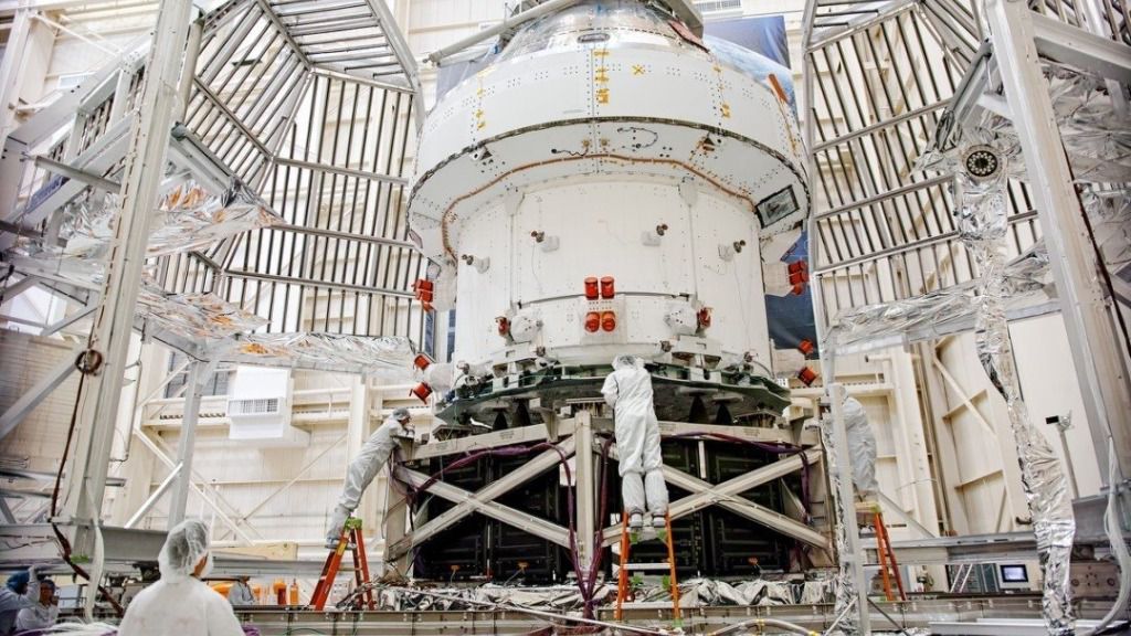 La nave espacial Orion para la misión Artemisa