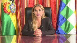 presidenta interina de Bolivia, Jeanine Áñez