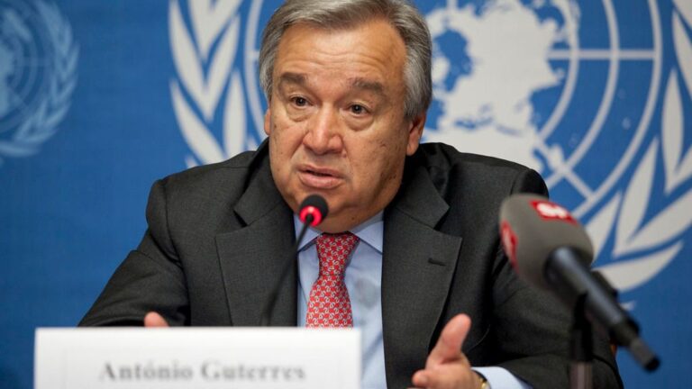 Antonio Guterres, Secretario General de las Naciones Unidas