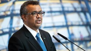 El director general de la OMS, el etíope Tedros Adhanom Ghebreyesus