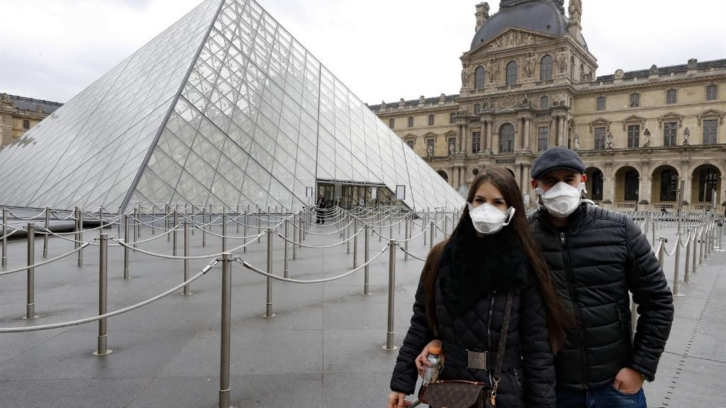 Paris cerrada por el coronavirus