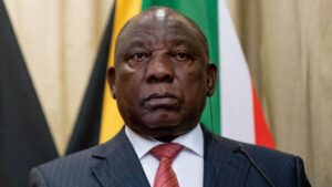 El presidente de Sudáfrica, Cyril Ramaphosa