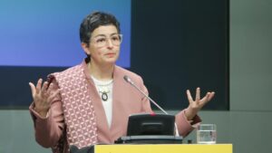 La ministra de Asuntos Exteriores, Unión Europea y Cooperación, Arancha González Laya