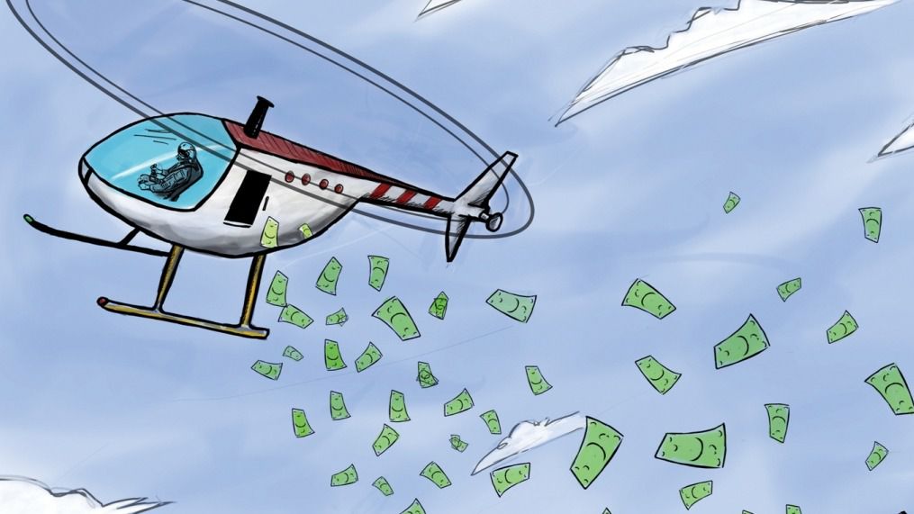 Dinero en helicóptero