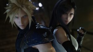 Cloud y Tifa de Final Fantasy VII Remake