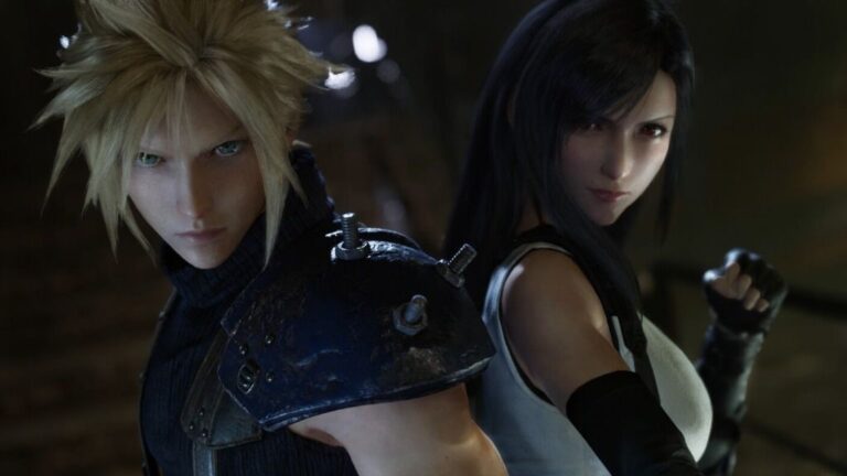 Cloud y Tifa de Final Fantasy VII Remake