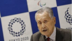 Yoshiro Mori, presidente Tokyo 2020, durante la reunión del Comité Ejecutivo del organismo