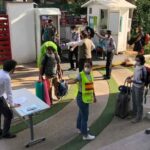 Instalaciones del Instituto Cervantes de Nueva Delhi, que acoge a turistas españoles a la espera de salir de la India por las restricciones por la epidemia de coronavirus