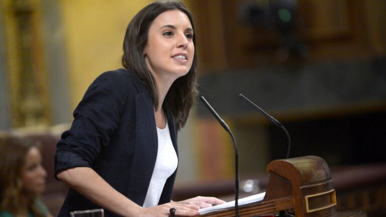 Irene Montero, portavoz de Podemos en el Congreso de los Diputados
