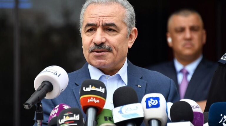 El primer ministro de Palestina, Mohamad Shtayé