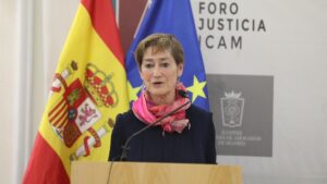 La presidenta del Consejo General de la Abogacía, Victoria Ortega
