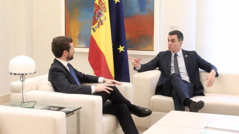 Pedro Sánchez y Pablo Casado