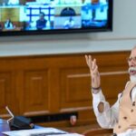 Narendra Modi encabeza una reunión con ministros
