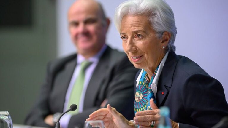 La presidenta del BCE, Christine Lagarde