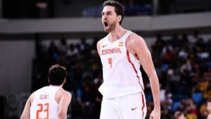 Pau Gasol con España en los Juegos Olímpicos