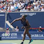 Serena Williams contra Bianca Andreescu en el torneo de Montreal del año pasado
