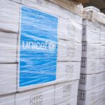 Reparto de suministros de UNICEF en España