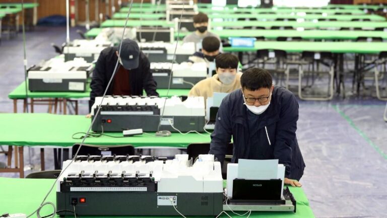 Elecciones en Corea del Sur en medio de la pandemia del coronavirus
