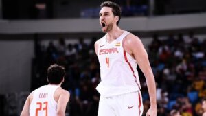 Pau Gasol con España en los Juegos Olímpicos