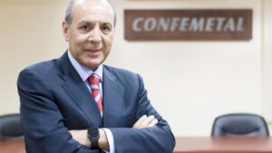El presidente de Confemetal, José Miguel Guerrero