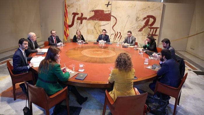 Reunión del Govern catalán