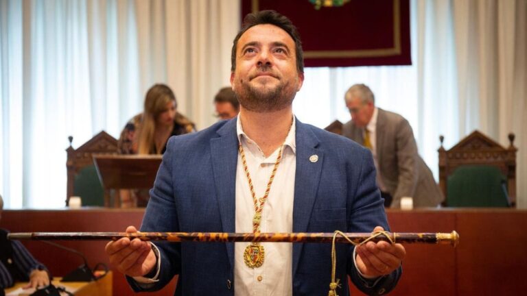 El alcalde de Badalona (Barcelona), Àlex Pastor