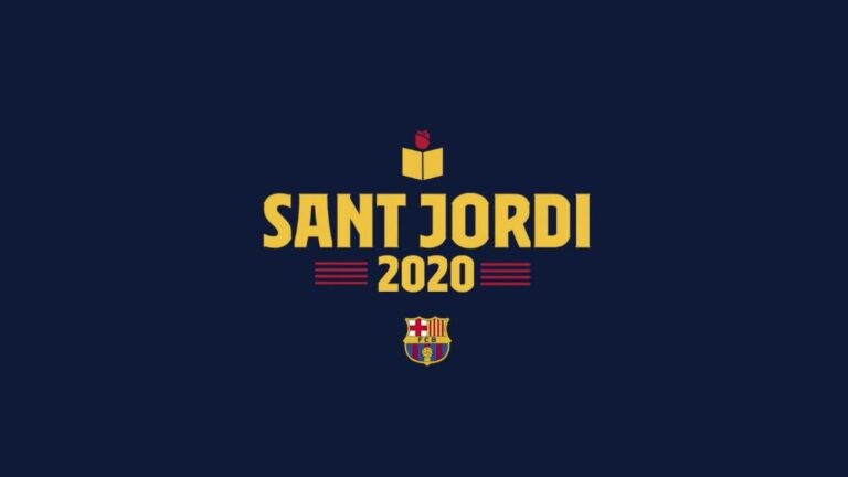 Sant Jordi 2020, felicitado por el FC Barcelona