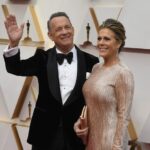 El actor estadounidense Tom Hanks y su mujer, Rita Wilson