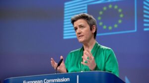 La vicepresidenta ejecutiva y responsable de política de competencia, Margrethe Vestager