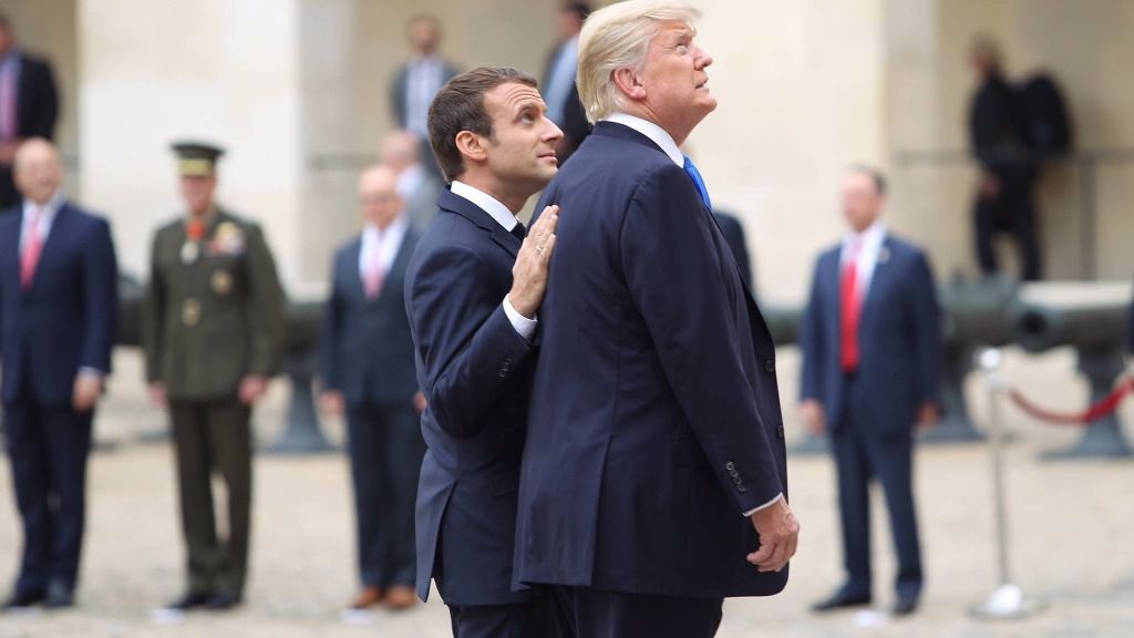 Macron trump
